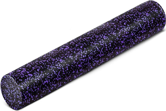 High-Density round Back Roller Foam, Exercise Foam Roller for Yoga, Pilates & Stretching - 12, 18, 24, 36 Inch